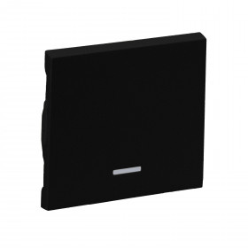 Μετώπη 1 Πλήκτρου Φωτεινής Λειτουργίας Μαύρο Seano™ 765307 LEGRAND