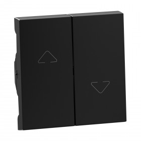 Μετώπη 2 Πλήκτρων Ρολών Μαύρο Seano™ 765347 LEGRAND