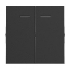 Μετώπη 2 Πλήκτρων Φωτεινής Λειτουργίας Ανθρακί Seano™ 765409 LEGRAND