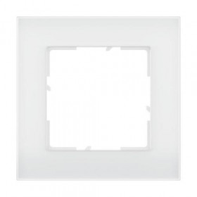 Πλαίσιο 1 Θέσης White Glass Seano™ 766101 LEGRAND