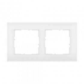 Πλαίσιο 2 Θέσεων White Glass Seano™ 766102 LEGRAND