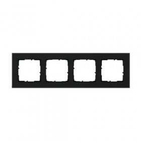 Πλαίσιο 4 Θέσεων Smoked Glass Seano™ 766114 LEGRAND