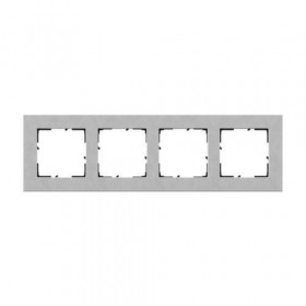 Πλαίσιο 4 Θέσεων Ανοδιώμενο Αλουμίνιο Seano™ 766124 LEGRAND