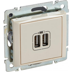 Πρίζα USB Διπλή Φόρτισης Συσκευών Κρέμ Valena™ 774170 LEGRAND