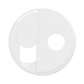 Μετώπη Πρίζας TV Και RJ11 Λευκό Celiane™ CB0342 LEGRAND