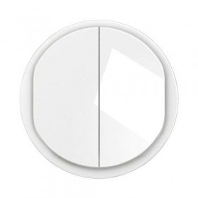 Μετώπη 2 Πλήκτρων Λευκό Φωτεινής Λειτουργίας Celiane™ CB3001 LEGRAND