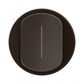 Μετώπη 1 Πλήκτρου Μαύρο Μεσαίου A/R Φωτεινής Λειτουργίας Celiane™ CN1005 LEGRAND