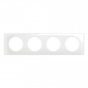 Πλαίσιο 4 Θέσεων Λευκό Enamelled Celiane™ CP0004 LEGRAND