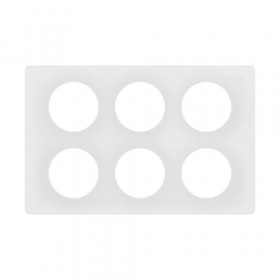 Πλαίσιο 6 Θέσεων Σε 2 Σειρές Λευκό Enamelled Celiane™ CP0010 LEGRAND