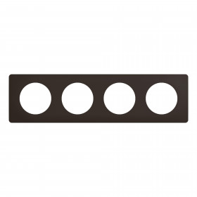 Πλαίσιο 4 Θέσεων Μαύρο Mat Celiane™ CP0104 LEGRAND