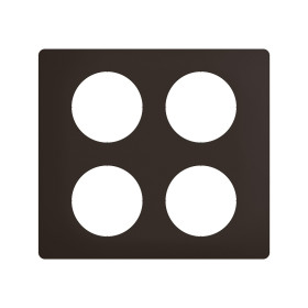 Πλαίσιο 4 Θέσεων Σε 2 Σειρές Μαύρο Mat Celiane™ CP0109 LEGRAND