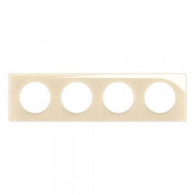 Πλαίσιο 4 Θέσεων Μπεζ Enamelled Celiane™ CP0204 LEGRAND