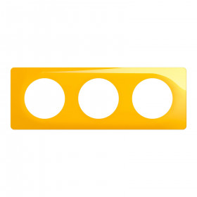Πλαίσιο 3 Θέσεων Κίτρινο Saffron Celiane™ CP0403 LEGRAND