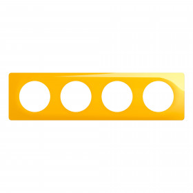 Πλαίσιο 4 Θέσεων Κίτρινο Saffron Celiane™ CP0404 LEGRAND