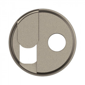 Μετώπη Πρίζας TV Και RJ11 Τιτάνιο Celiane™ CT0342 LEGRAND