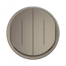 Μετώπη 2 Πλήκτρων Τιτάνιο Ένδειξης Κατάστασης Celiane™ CT2007 LEGRAND