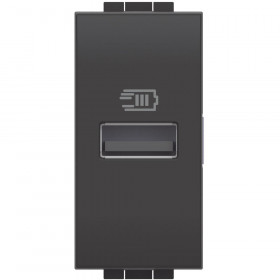 Πρίζα Φόρτισης USB TypeA 1 Στοιχείου Γραφίτης L4191A BTICINO