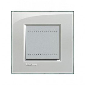 Πλαίσιο 2 Στοιχείων Cold Grey LNA4802KG BTICINO