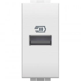 Πρίζα Φόρτισης USB TypeA 1 Στοιχείου Λευκό N4191A BTICINO