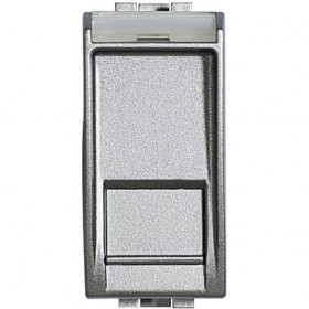 Πρίζα Δικτύου RJ45 Cat.6A STP 1 Στοιχείου Αλουμίνιο NT4279C6A BTICINO