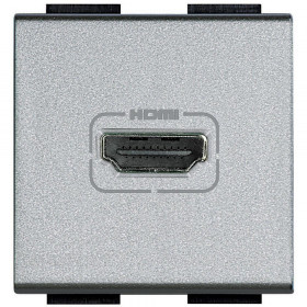 Πρίζα HDMI 2 Στοιχείων Αλουμίνιο NT4284 BTICINO