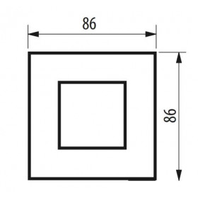 Πλαίσιο 2 Στοιχείων Λευκό R4802RW BTICINO