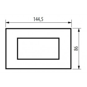 Πλαίσιο 4 Στοιχείων Λευκό R4804RW BTICINO