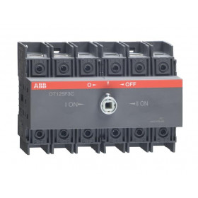 Διακόπτης Φορτίου Μεταγωγικός 3P 125Α OT125F3C ABB