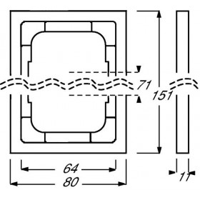 Πλαίσιο 2 Θέσεων Κρέμ 1722-182K Future BUSCH-JAEGER/ABB