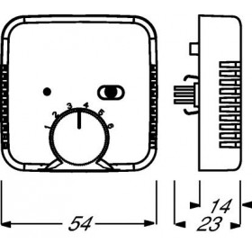 Μηχανισμός Θερμοστάτη 1095U BUSCH-JAEGER/ABB