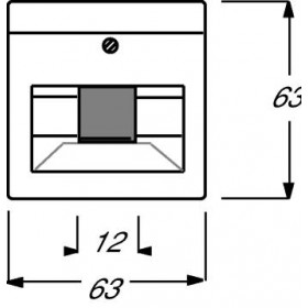 Μετώπη Πρίζας Τηλεφώνου Ή Data Λευκό Soft 1803-884 BUSCH-JAEGER/ABB