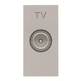 Πρίζα TV Τερματική 1 Στοιχείου Αλουμίνιο Zenit N2150.7 PL ABB