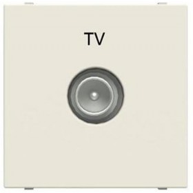 Πρίζα TV Τερματική 2 Στοιχείων Λευκό Zenit N2250.7 BL ABB