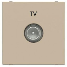 Πρίζα TV Τερματική 1 Στοιχείου Σαμπάνια Zenit N2250.7 CV ABB
