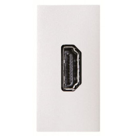 Πρίζα HDMI 1 Στοιχείου Λευκό Zenit N2155.7 BL ABB