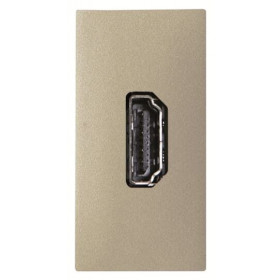 Πρίζα HDMI 1 Στοιχείου Σαμπάνια Zenit N2155.7 CV ABB