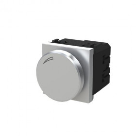Dimmer Περιστροφικό Universal 2 Στοιχείων Αλουμίνιο Zenit N2260.3 PL ABB