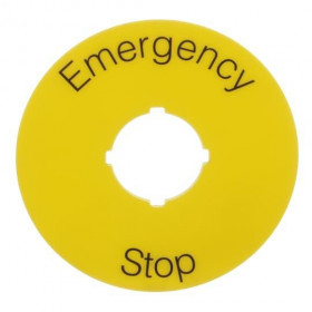 Σήμανση Emergency Stop KTC15-1005 ABB