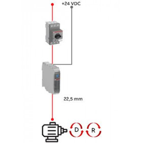 Ηλεκτρονικός Εκκινητής 0.75kW HF2.4-ROL-24 VDC ABB