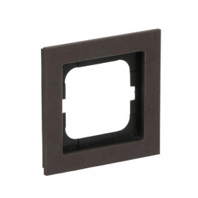 Πλαίσιο 1 Θέσης Καφέ Σκούρο 1721-243 aXcent ABB