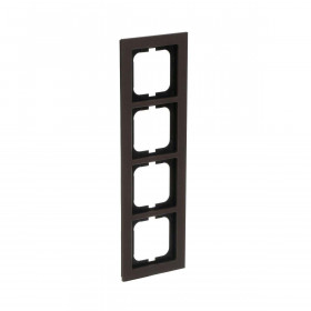 Πλαίσιο 4 Θέσεων Καφέ Σκούρο 1724-243 aXcent ABB