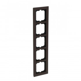 Πλαίσιο 5 Θέσεων Καφέ Σκούρο 1725-243 aXcent ABB
