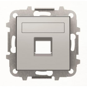 Μετώπη Πρίζας Τηλεφώνου ή Data Αλουμίνιο 8518.1PL Sky ABB