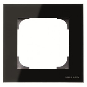 Πλαίσιο 1 Θέσης Μαύρο Γυαλί 8571CN Sky ABB