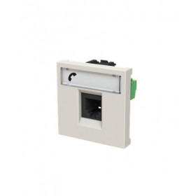 Πρίζα Τηλεφώνου 2 Στοιχείων Dune Zenit N2217.6 DN ABB