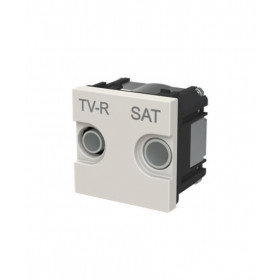 Πρίζα TV-RD/SAT Τερματική 2 Στοιχείων Dune Zenit N2251.7 DN ABB