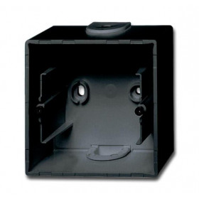 Κουτί Επίτοιχης Τοποθέτησης 1 Θέσης Μαύρο 1701-95 Basic55 ABB