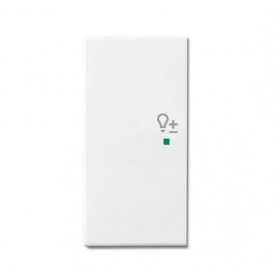 Μετώπη KNX 1/2 Πλήκτρου Dimmer Αριστερό Λευκό SRD-1-L-84 Free@home ABB