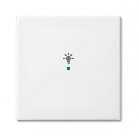 Μετώπη KNX 1 Πλήκτρου Με Σύμβολο Φώς Λευκό SRL-1-94 Free@home Basic55 ABB