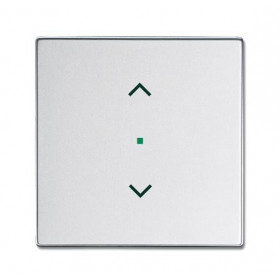 Μετώπη KNX 1 Πλήκτρου Με Σύμβολο Ρολλά Αλουμίνιο SRB-1-83 Free@home ABB